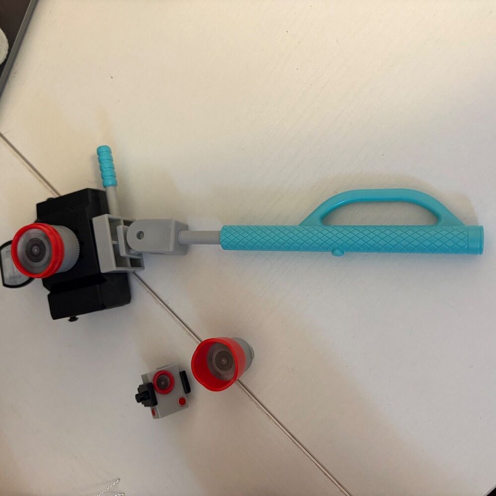 My Life Doll Camera And Selfie Stick Extra Lens Black And Blue